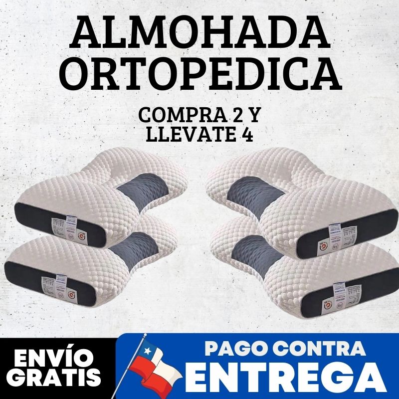 OFERTA ESPECIAL: COMPRA 2 Y LLÉVATE 4 - ALMOHADA ORTOPÉDICA CERVICAL COMFORT MAX™ - CONFORT PREMIUM PARA TUS NOCHES - CIERRE DE LA TIENDA - ENVÍO GRATIS