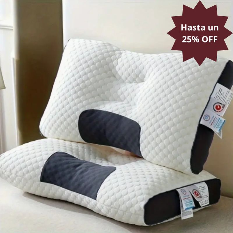 OFERTA ESPECIAL: COMPRA 2 Y LLÉVATE 4 - ALMOHADA ORTOPÉDICA CERVICAL COMFORT MAX™ - CONFORT PREMIUM PARA TUS NOCHES - CIERRE DE LA TIENDA - ENVÍO GRATIS
